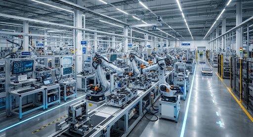 แนวโน้ม Smart Factory: การผสานรวม AI และ IoT ในสายการผลิต