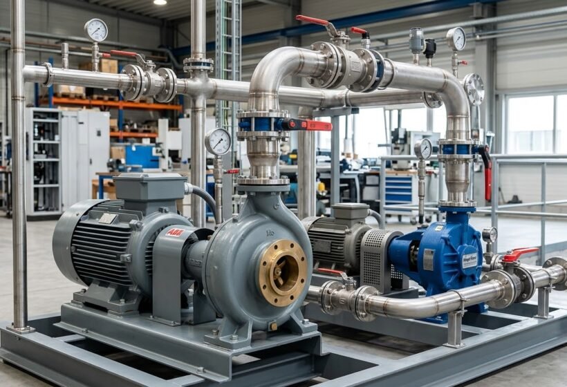 ปั้มน้ำสำหรับโรงงานเลือก Pump มอเตอร์ อย่างไรให้เหมาะกับระบบ